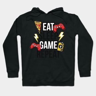 Eat Sleep Game Repeat Hoodie